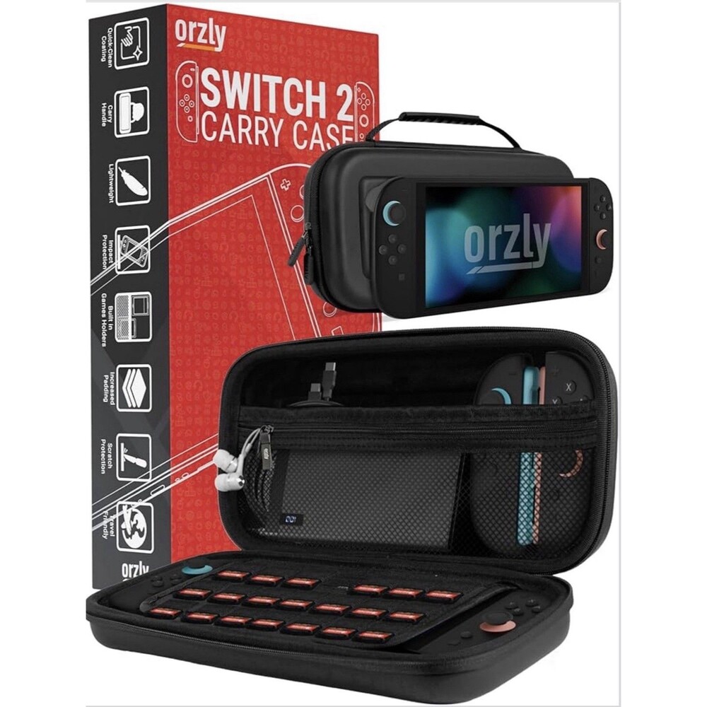 Orzly Case Compatible with Nintendo Switch 2 Protective Carry Case (2025 Model)